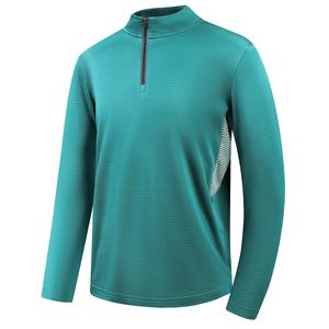 เสื้อยืดแขนยาวมีซิปปรับแต่งได้สำหรับผู้ชายชุดกีฬาแขนยาว - Product Image 2