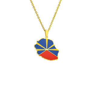 Nuevo Collar con Colgante Étnico Vintage con Diseño <span class=keywords><strong>de</strong></span> Goteo <span class=keywords><strong>de</strong></span> Aceite <span class=keywords><strong>de</strong></span> la <span class=keywords><strong>Isla</strong></span> <span class=keywords><strong>de</strong></span> Reunión, para Hombres y Mujeres, Accesorios para Parejas - Product Image 3