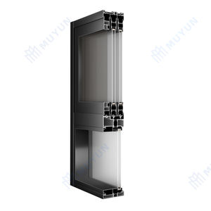 Fábrica al por mayor Energy Star Windows Hurricane Impact Thermal Break Ventanas de aluminio Polea silenciosa Ventanas correderas para casas - Product Image 6