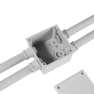 Caixa elétrica de alta qualidade de 108mm, caixa de conexão de condução, baixo nível de fumaça, zero, halogênio, à prova d'água, caixa adaptadora