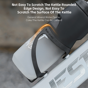 WEST BIKING-<span class=keywords><strong>Porte</strong></span>-bouteille d'eau en fibre de <span class=keywords><strong>carbone</strong></span> pour vélo d'extérieur, durable et léger - Product Image 3
