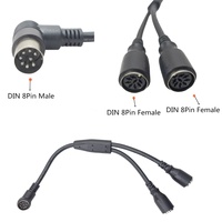 ODM OEM Custom MIDI Din-Anschluss MINI DIN 4 5 6 7 8 9 10 11 12 13-poliges Stecker-Buchse-Kabelbaum-Lautsprecher-Audio kabel