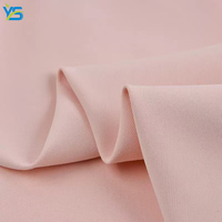 Tissu extensible en sergé 100% polyester respirant Morgan, antistatique, anti-boulochage, toucher doux pour vêtements féminins