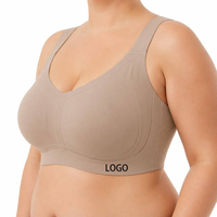 Soutien-gorge sans fil lissant mat SHANGBINI, soutien-gorge bralette grande taille à maintien complet, fournisseur d'usine OEM ODM en marque blanche