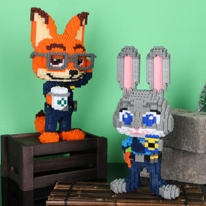 Hai Cai Pin, Juguete de Construcción para Adultos, Bloques de Construcción de la Serie Zootopia, Nick, 40 Piezas, Plástico ABS, Gran Venta - Product Image 3