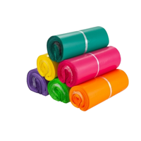 Sacs d'expédition roses mignons mats en polyéthylène, enveloppes d'expédition autocollantes imperméables pour vêtements de boutique et petites entreprises