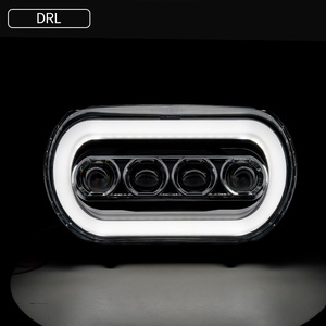 Alto brillo 120W Motos Accesorios Motoe Bikes Led proyector faro montaje con DRL para <span class=keywords><strong>Harley</strong></span> Road Glide 2015 + - Product Image 6