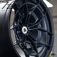 Rines Forjados 722Auto de 18-24 Pulgadas, Ligeros, Cóncavos Profundos, 5x112 5x120 5x114.3, Negro Satinado para BMW M Performance, Audi RS, Mercedes