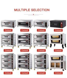 Equipo de panadería comercial 4 capas 16 bandejas Gas cubierta <span class=keywords><strong>horno</strong></span> polea soporte 220V 50HZ 300W para hornear maíz frutas nueces agua - Product Image 6