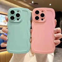 Coque en Tpu Anti-chute en forme de vague pour Iphone 7 8 X Xr 11 12 13 14 Pro Max