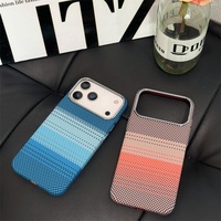 Funda de Lujo para Teléfono con Textura de Píxeles Metálicos para iPhone 17 16 Pro 15 14 13, Carcasa Rígida de PC Esmerilada con Carga Inalámbrica
