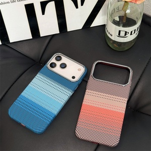 เคสโทรศัพท์ลายพิกเซลเลนส์โลหะหรูหราสำหรับ iPhone 17 16 Pro 15 14 13  แบบด้าน รองรับการชาร์จไร้สาย  วัสดุ PC แข็ง - Product Image 5