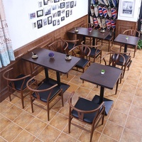 Ensemble de salle à manger classique moderne en métal pour usage commercial pour restaurants cafés hôtels ou salons pour centre commercial