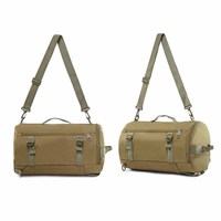 Sac de poitrine tactique compact et portable en polyester 600D avec fermeture éclair, multi-fonctions, double système Molle, pour le cyclisme et les activités transfrontalières