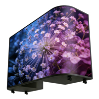 Pantalla LED Portátil y Personalizable para Video Wall - Cabina de DJ Móvil con Fachada Curva para Club, Exhibición y Pantalla de Sobremesa para Interiores