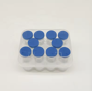 Custom 3ml 5ml 7ml 10ml 10cc <b>Storage</b> Travel Case Plastic Clear Vial <b>Boxes</b> with Recycled <b>Materials</b> Vials Holder - Product Image 4