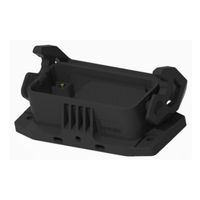 Prise industrielle de connecteur robuste rectangulaire IP67 Side Outlet10 Core