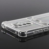 Coque de portable à fente pour Xiaomi, étui de protection anti-choc à quatre coins, pour Redmi Note 8 Pro, coque souple transparente