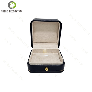 Brand Logo Pu Ring Chain Box Luxury <b>Jewelry</b> Pendant <b>Case</b> Set Manufacturer Leather Necklace Packaging - Product Image 1