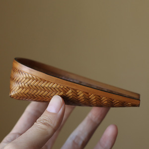 Petit panier à thé en bambou tressé, cuillère à thé, plateau de dégustation de thé, accessoires pour la cérémonie du thé Kung Fu (Six Gentlemen) - Product Image 4