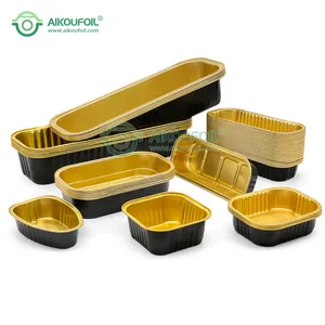 125ml cake tools foil triangle remakins baking tools foil baking dishes gold chocolate aluminium cup with lids