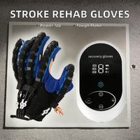 Gants de réadaptation électriques pour les patients âgés atteints de paralysie et d'accident vasculaire cérébral Gants de robot à moteur de doigt Équipement d'exercice à la main