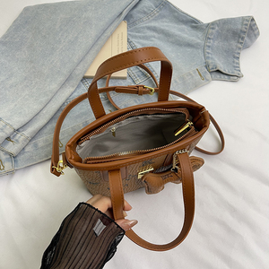 Женская модная и роскошная сшитая сумочка в форме ведра. Популярная подкладка полиэстера. Из полиуретанового материала <span class=keywords><strong>8037</strong></span> - Product Image 2