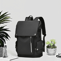 Nouveau sac à dos pour ordinateur portable à fermeture éclair géométrique, grande capacité, imperméable, sac de voyage d'affaires pour les étudiants du collège et du lycée