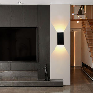 מודרני מקורה למעלה הקיר למטה הר גוף עבור תפאורה הבית ip65 חיצונית עמיד למים בחצר גן מנורת קיר חיצונית - Product Image 5