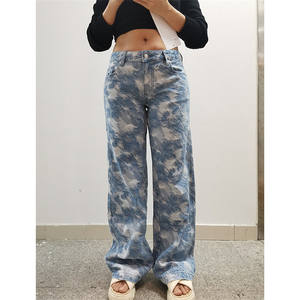 Pantalones personalizados profesionales, pantalones vaqueros ajustados azules para mujer, pantalones vaqueros de moda, pantalones vaqueros ajustados para uso diario, ropa informal de primavera - Product Image 5