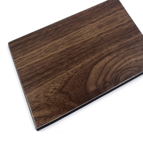 Panneaux muraux décoratifs extérieurs légers et ignifuges en composite d'<span class=keywords><strong>aluminium</strong></span> à <span class=keywords><strong>texture</strong></span> bois, écologiques, 3 mm/4 mm, pour hôtels modernes - Product Image 5