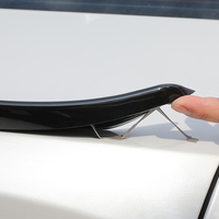 Becquet arrière universel noir brillant en Fiber de carbone de haute qualité, compatible avec la BMW p20 G80, becquet de voiture Flexible TPU, installation facile
