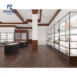 <span class=keywords><strong>Abbigliamento</strong></span> di moda e borsa negozio Design personalizzato borsa negozio di vestiti mobili per vendita al dettaglio espositore soluzioni - Product Image 4