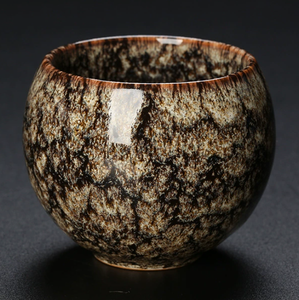 Bol à thé en céramique à glaçure réactive de qualité supérieure, tasse de dégustation unique en forme d'œuf de dragon pour le thé Kung Fu, l'espresso, le matcha et le saké - Product Image 6