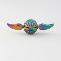 Gyroscope à doigts Snitch en métal avec ailes de Cupidon et d'ange, Fidget Spinner pour garçons et filles, vente en gros