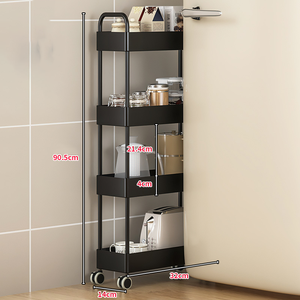 ที่วางของจัดระเบียบในห้องครัวที่วางสแตนเลสแบบมีช่องระบายน้ำที่วางจานช้อนส้อมชามอบแห้งห้องครัวเกาะรถเข็น - Product Image 4