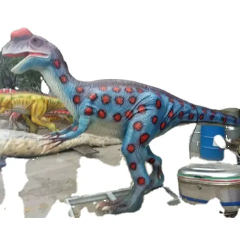 그란데스 동상 de 공룡 현실적인 거대한 공룡 로봇 걷는 공룡