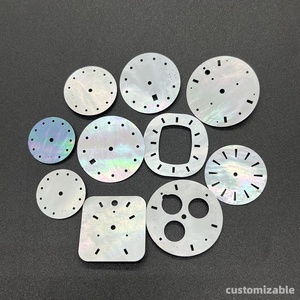 2A lớp 26.7*0.4mm tự nhiên Vỏ lau/Trắng mẹ của ngọc trai tùy chỉnh Đồng hồ đeo tay quay số công cụ & phần - Product Image 5