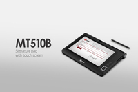 Tablette graphique pression stylet sans batterie 10 pouces tablette signature numérique Compatible avec windows/Mac/Linux/Android