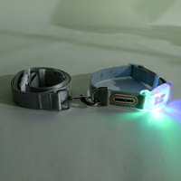 Harnais LED GPS personnalisé OEM pour chien, style coréen, gilet réglable pour petit animal, laisse de suivi à marque privée pour chiot, pour Teddy Bichon