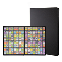 Classeur à fermeture éclair noir pour cartes, 2304 pochettes, 64 pages, album de collection pour cartes de sportifs 2026