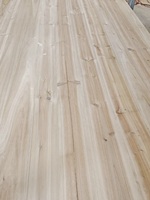 Panneau en bois massif de cèdre chinois aromatique et de sapin chinois, assemblé par joint de doigt et collé sur le côté, pour mur et plafond de sauna