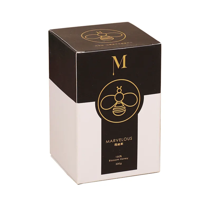 Private Label Matt Laminated 350gsm Art Paper Coffee Sachet Tea Bags Honey Packet Goods Gift Packaging Box