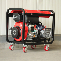 GXNEWLAND Générateur diesel à démarrage électrique 7 kW 6,5 kW 6 kW, double tension avec démarrage automatique et à distance