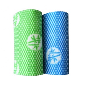 Khăn Giấy Tái Sử Dụng Chất Thải ISO9001 Zero Khăn Giấy Tre Sinh Thái Nhà Bếp Cuộn Đa Năng 100% Hữu Cơ Khăn Giấy Tre Mềm - Product Image 2