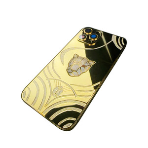 Custodie speciali per telefoni cellulari placcate in oro custodie speciali per telefoni cellulari glitter diamond premium retrofit per <span class=keywords><strong>iphone</strong></span> 15Promax - Product Image 5