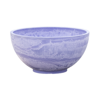 BSCI GRS, fabrication artisanale, vente chaude, pot de fleurs en bois et pierre écologique de 12 pouces, léger, pour l'intérieur et l'extérieur