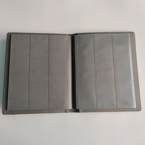 Album de cartes à collectionner en cuir PU 2022 Premium avec 9 poches MTG/TGC Baseball Yu-Gi-Oh <span class=keywords><strong>Pokemon</strong></span> Card Binder PP Cover Impression personnalisée - Product Image 2