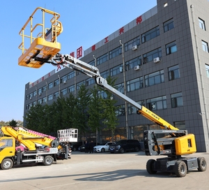 Baru mendorong sendiri Cherry Picker konstruksi pengangkat baja Boom kawat tali Sling mesin <span class=keywords><strong>Hoist</strong></span> untuk pekerjaan udara Platform - Product Image 2