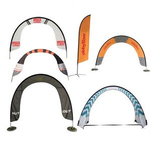 Porte de course FPV semi-circulaire de qualité commerciale avec designs personnalisés pour la publicité - Product Image 1